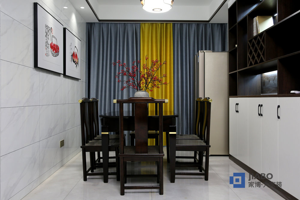 桂花城三室兩廳121㎡裝修效果圖 5餐廳.jpg