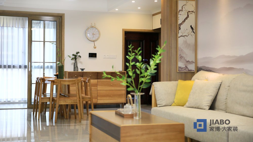 經(jīng)世龍城裝修效果圖日式禪意風(fēng)格設(shè)計案例 3客餐廳.jpg