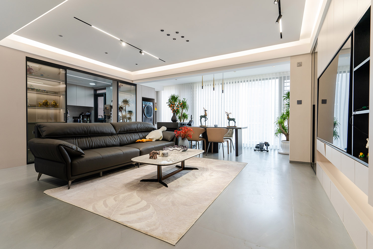 株洲家博整裝雪峰山壹號140㎡ 現代簡約風格裝修賞析